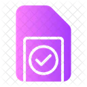 Approved Floppy Disk  Icon