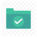 Folder Tick Archive Icon
