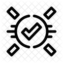 Approved Checkmark In Circle Validation Icon