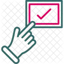 Approved Hand Click Icon