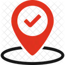 Approved Location Location Pin Icon