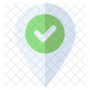 Verified Location Map Icon