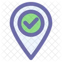 Verified Location Map Icon