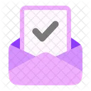 Approved Mail Mail Message Icon