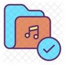 Imusic Folder Approved Music Folder Approved Song Folder Icon