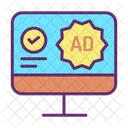 Approved Online Ads  Icon