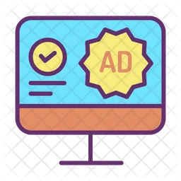 Approved Online Ads  Icon