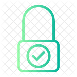 Approved Padlock  Icon