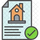 Approved Paper Property Paper Home Paper Icon