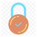 承認されたパスワードロック、承認されたパスワード、承認されたロック アイコン