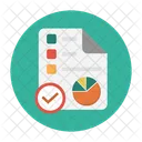 Report Graph Sheet Icon