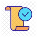 Approved Sheet  Icon