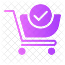 Approved Shopping Cart Icon