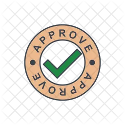Approved stamp  Icon