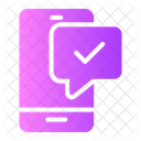 Approved Text Message  Icon