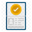 Approved Visa Visa Approved Icon