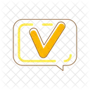 Approve Reaction Message Icon