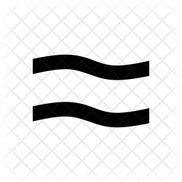 Approximately Equal Icon Of Glyph Style Available In Svg Png Eps Ai Icon Fonts
