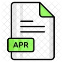 Apr File Format Icon