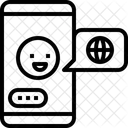 Idioma App Aprender Novo Chat Amigo Ícone