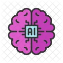 Aprendizado De Maquina Inteligencia Artificial IA Icon