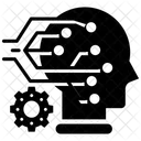 Aprendizado De Maquina Inteligencia Artificial Configuracoes Ícone