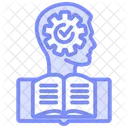 Icone De Linha Duotonica De Aprendizagem Adaptativa Icon
