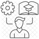 Icone Thinline De Aprendizagem Baseada Em Projeto Ícone
