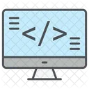 Aprendizagem De Codigo Ícone