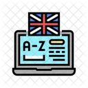 Aprendizagem de inglês on-line  Icon