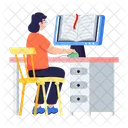 Aprendizagem online  Ícone