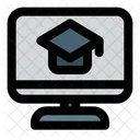Aprendizagem On Line Educacao On Line E Learning Ícone
