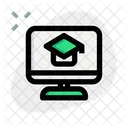 Aprendizagem On Line Educacao On Line E Learning Ícone