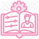 Icone De Linha Duotonica De Aprendizagem Personalizada Icon