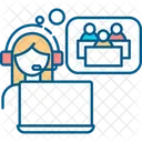 Aprendizagem síncrona  Icon