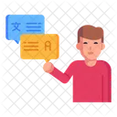 Aprendizaje de idiomas  Icono