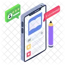 Libro Electronico Libro En Linea Libro Digital Icon
