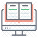 Aprendizaje En Linea Educacion En Linea Aprendizaje Electronico Icono