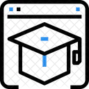 En Linea Educacion Aprendizaje Icono