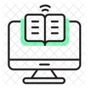 Aprendiendo en línea  Icono