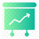 Apresentacao Grafico De Barras Analise Ícone