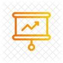 Apresentação de crescimento de negócios  Ícone