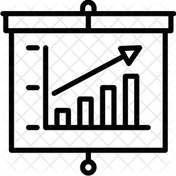 Apresentação de crescimento de negócios  Ícone