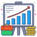 Apresentacao De Negocios Representacao Grafica Analise De Dados Ícone