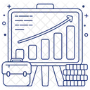 Apresentacao De Negocios Representacao Grafica Analise De Dados Ícone