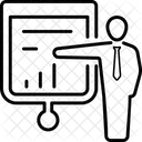 Apresentação de negócios  Ícone