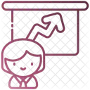 Apresentação de negócios  Ícone
