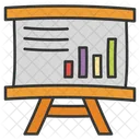 Grafico De Negocios Grafico De Barras Apresentacao Estatistica Ícone