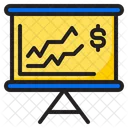 Apresentação de negócios  Ícone