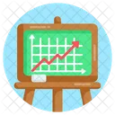 Palestra De Negocios Apresentacao De Negocios Grafico De Negocios Ícone